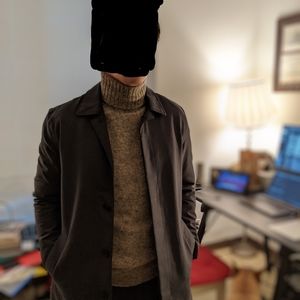 HOWLIN Sylvester Mélange Wool Rollneck Sweater, Size M